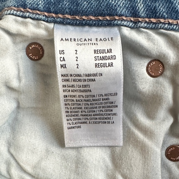 American Eagle Strigid Baggy Straight Leg Jeans - Picture 4 of 5